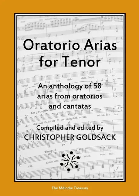 Oratorio Arias for Tenor: An anthology of 58 arias from oratorios for tenor - Paperback