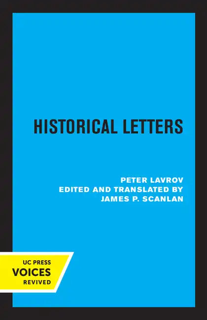 Historical Letters: Peter Lavrov - Paperback
