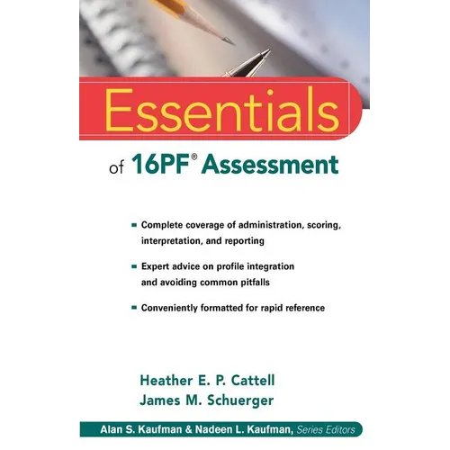 Essentials of 16PF Assessment - Paperback