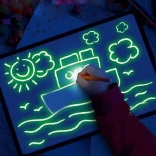 Draw With Light Kids' Learning Tablet Magic Drawing Board