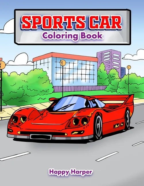 Sportscar Coloring - Paperback