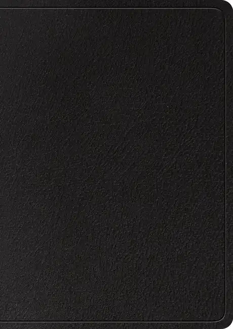 ESV Study Bible, Large Print (Black, Indexed) - Leather