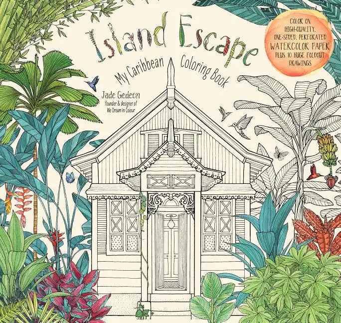 Island Escape: My Caribbean Coloring Book - Paperback