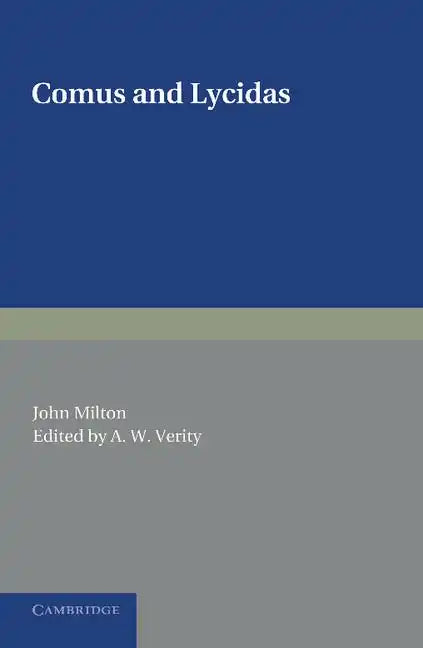 Comus and Lycidas - Paperback