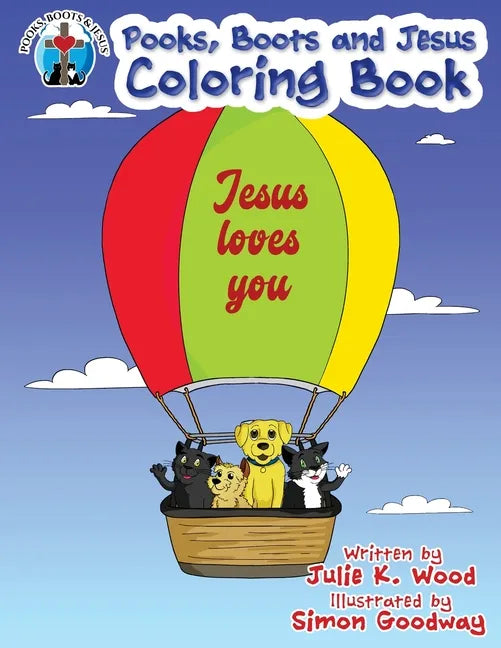 Pooks, Boots and Jesus Coloring Book - Paperback