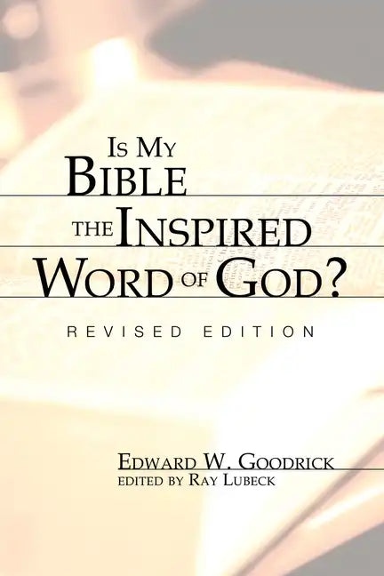 Is My Bible the Inspired Word of God? - Hardcover