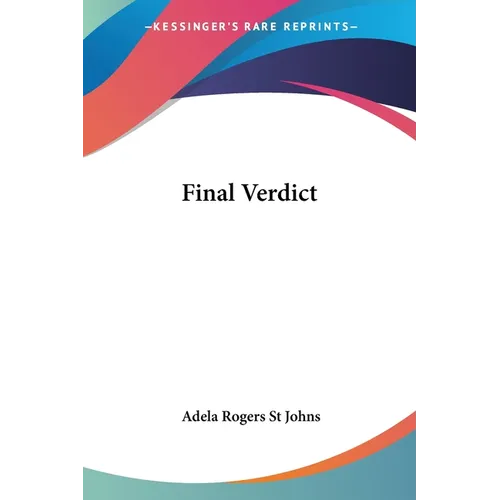 Final Verdict - Paperback