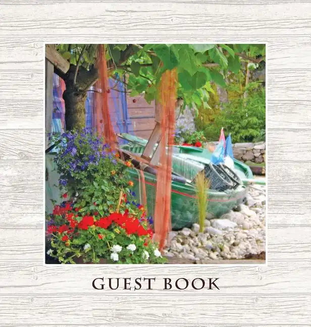 GUEST BOOK, Visitors Book, Comments Book, Guest Comments Book HARDBACK Vacation Home Guest Book, House Guest Book, Beach House Guest Book, Visitor Com - Hardcover