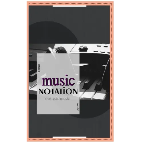 Music Notebook: Music Notation - Paperback