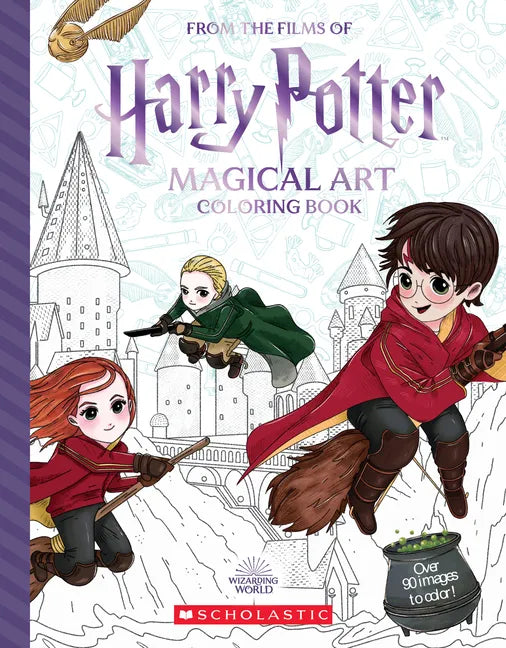Magical Art Coloring Book (Harry Potter) - Paperback