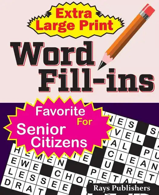 Extra Large Print WORD FILL-ins - Paperback