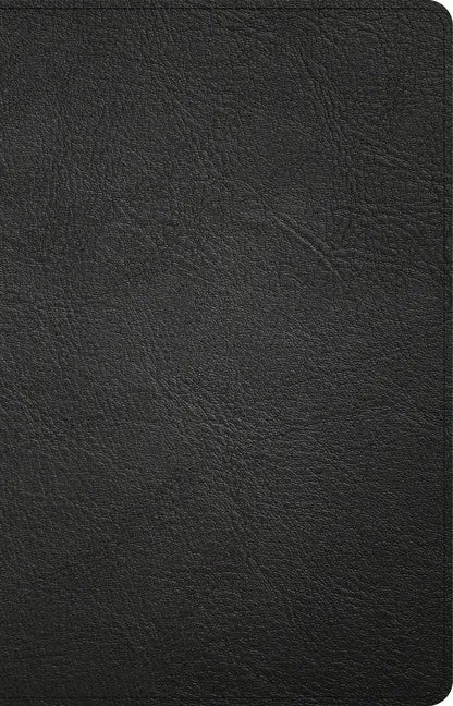 NASB Large Print Personal Size Reference Bible, Black Genuine Leather, Indexed - Leather
