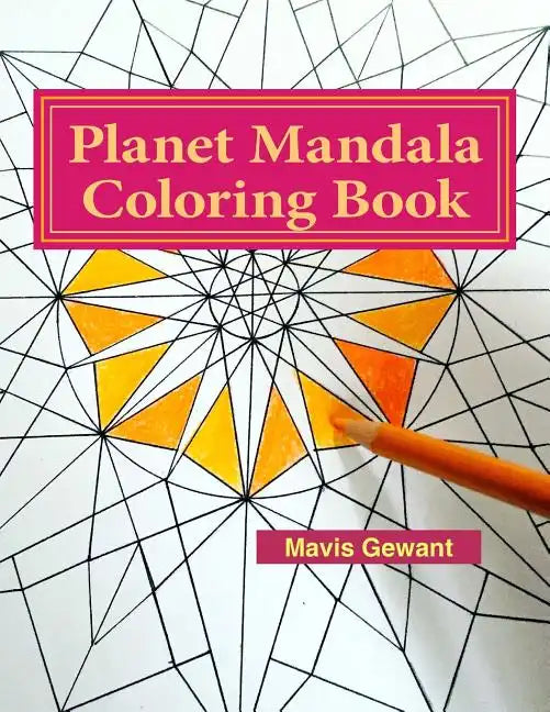 Planet Mandala Coloring Book - Paperback