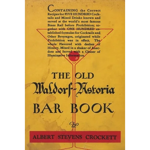 The Old Waldorf-Astoria Bar Book - Paperback