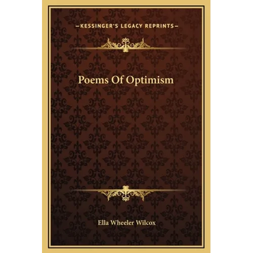 Poems Of Optimism - Hardcover