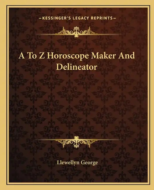 A to Z Horoscope Maker and Delineator - Paperback