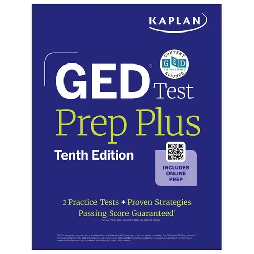 GED Test Prep Plus, Tenth Edition (2026): Includes a Diagnostic Pretest, 2 Full Length Practice Tests, 1000+ Practice Questions, and 60+ Online Videos - Paperback
