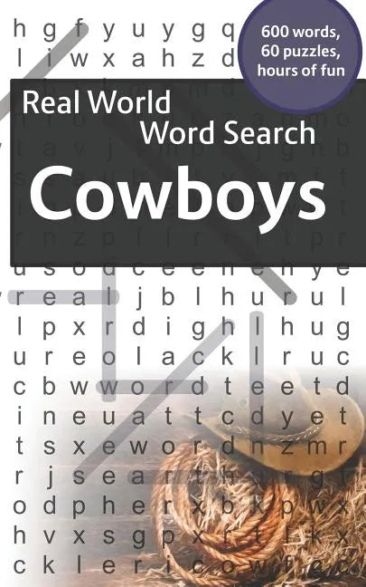 Real World Word Search: Cowboys - Paperback
