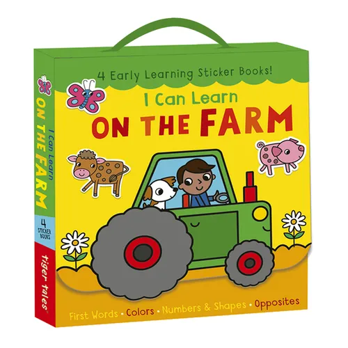 I Can Learn on the Farm: First Words, Colors, Numbers and Shapes, Opposites - Paperback