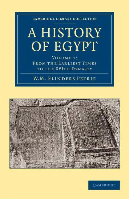 A History of Egypt: Volume 1, from the Earliest Times to the Xvith Dynasty - Paperback