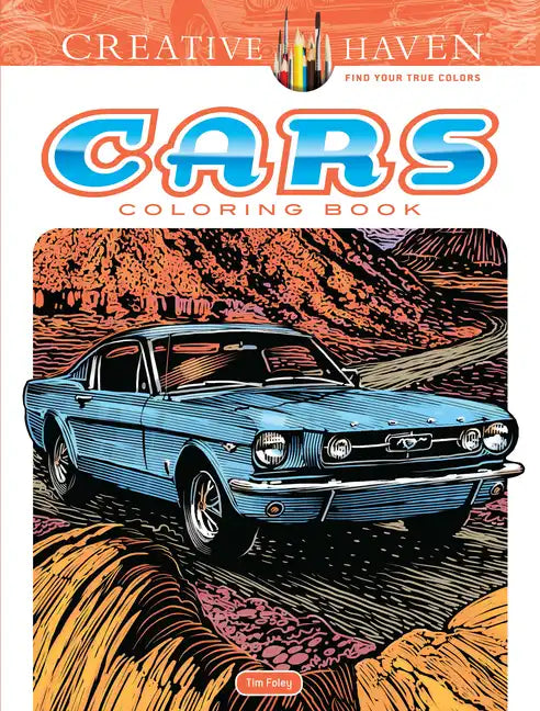 Creative Haven Cars Coloring Book - Paperback