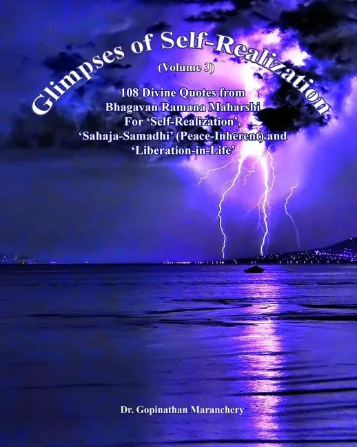 Glimpses of Self-Realization (Vol-3) - 108 divine Quotes from Bhagavan Ramana Maharshi - Paperback
