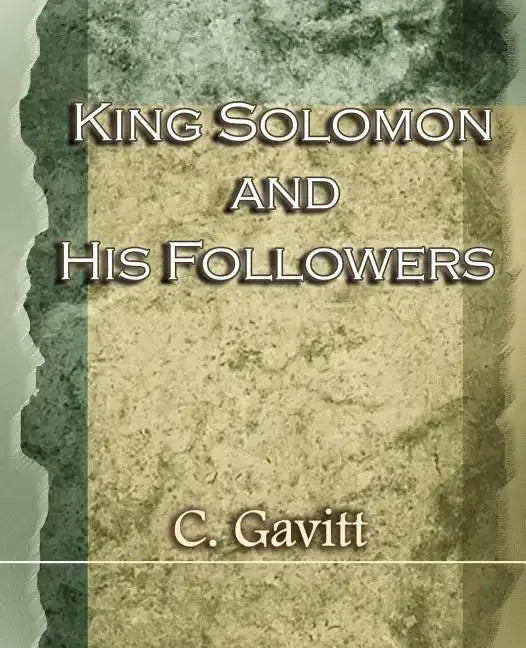 King Solomon and His Followers (1917) - Paperback