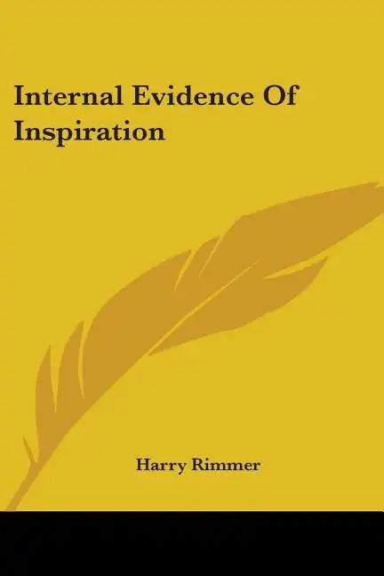 Internal Evidence Of Inspiration - Paperback
