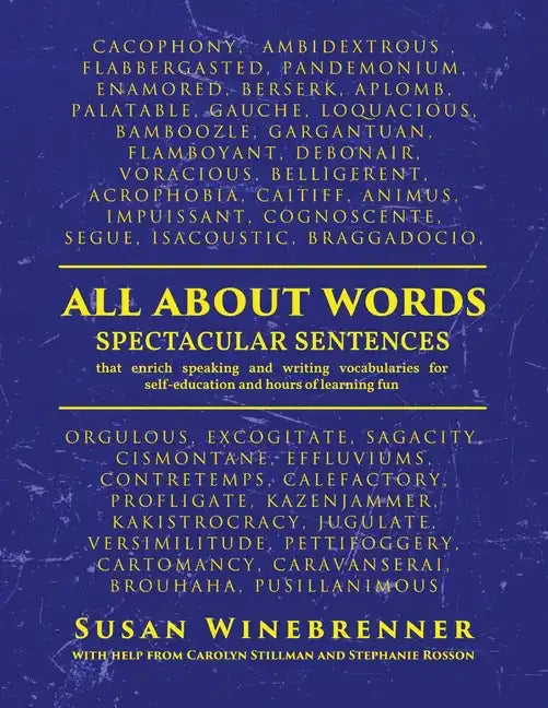 All About Words: Spectacular Sentences - Paperback