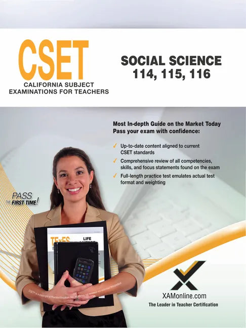 Cset Social Science (114, 115, 116) - Paperback