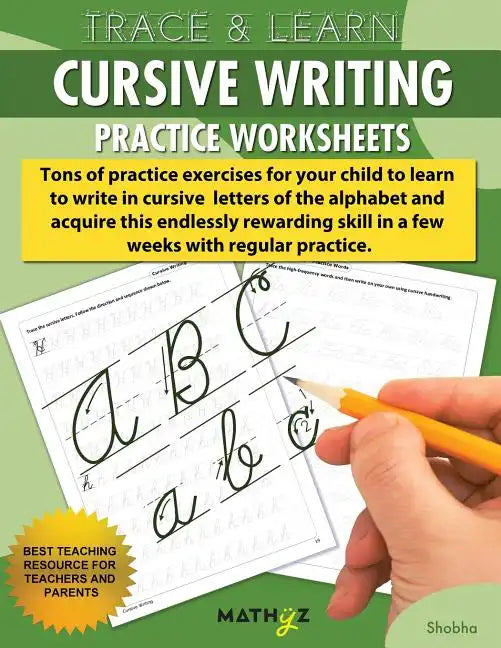 Trace & Learn - Cursive Writing: Practice Worksheets - Paperback