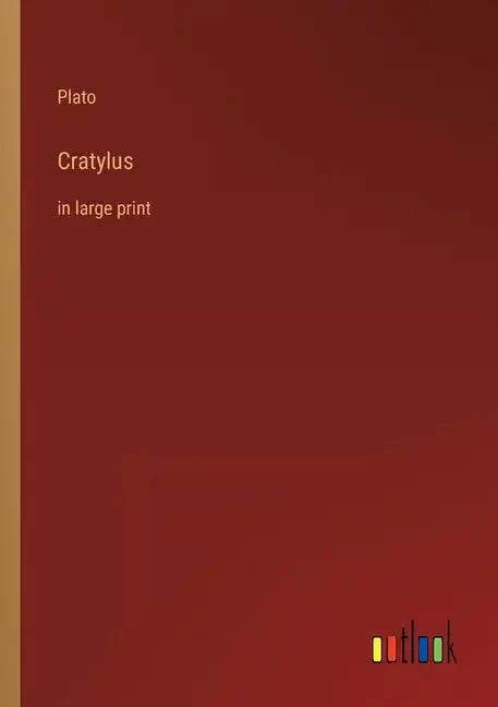 Cratylus: in large print - Paperback