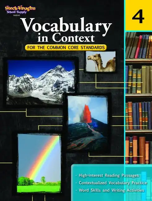 Vocabulary in Context for the Common Core Standards Reproducible Grade 4 - Paperback