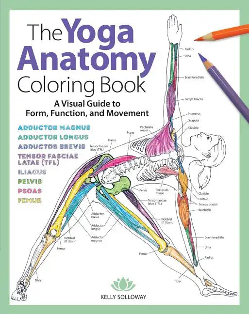 Yoga Anatomy Coloring Book: A Visual Guide to Form, Function, and Movement - An Educational Anatomy Coloring Book for Medical Students, Yoga Teach - Paperback