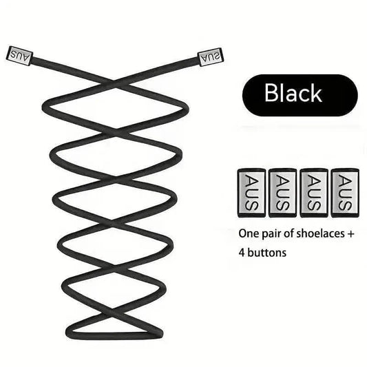 Elastic Shoelaces - 100CM Long, Easy, Durable and Comfortable