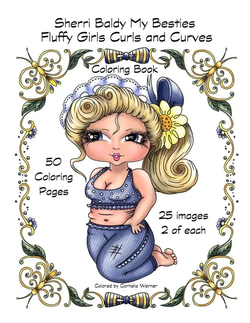Sherri Baldy My Besties Fluffy Girls Curls and Curves Coloring Book - Paperback