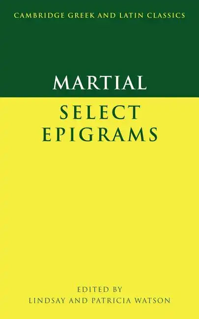 Martial: Select Epigrams - Paperback