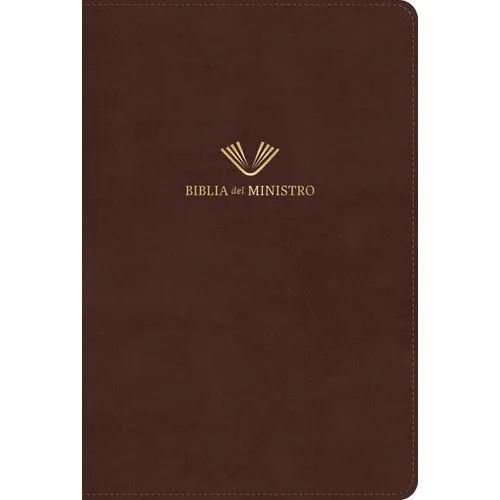 Rvr 1960 Biblia del Ministro, Edici Ampliada, Caoba Piel Fabricada - Bonded Leather