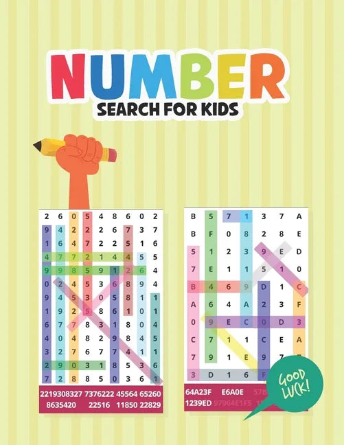 Number Search for Kids: Fun and Challenging Number find Puzzle Number search puzzle book for kids - Paperback