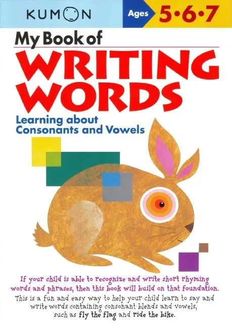 Kumon My Book of Writing Words - Paperback