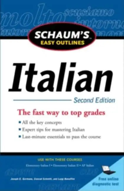 Schaum's Easy Outlines: Italian - Paperback