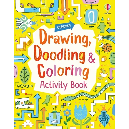 Drawing, Doodling and Coloring Activity Book - Paperback