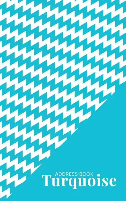 Address Book Turquoise - Paperback