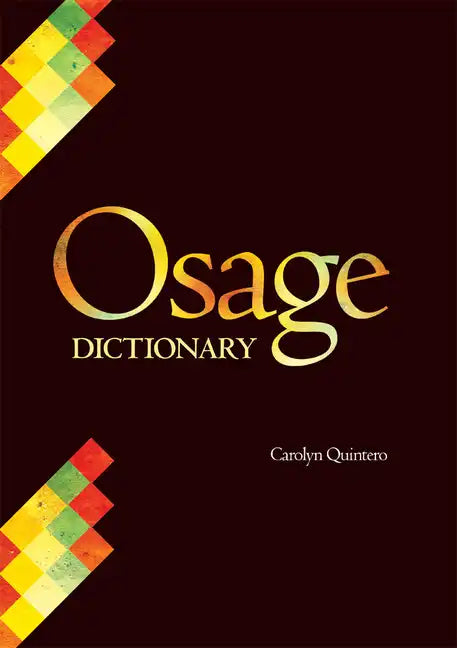 Osage Dictionary - Hardcover