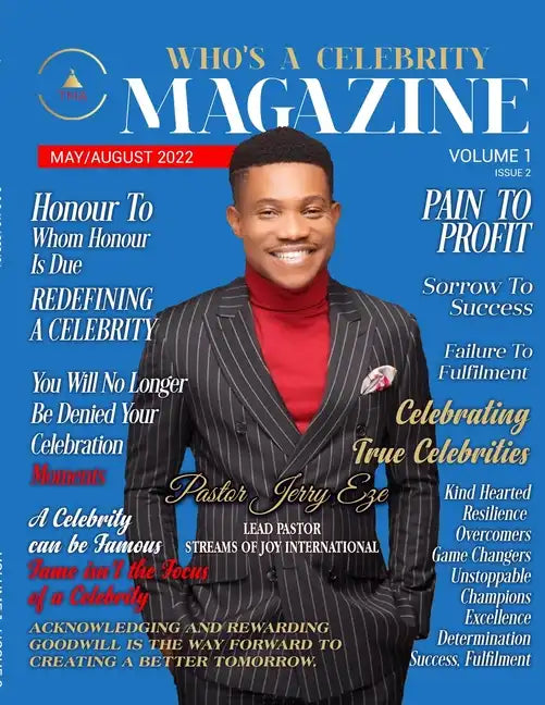 Who's A Celebrity Magazine Pastor Jerry on the cover - Paperback