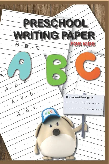 Preschool Writing Paper with detted lines For KIDS: 110 Lined handwriting practice Journal/Notebook - Paperback