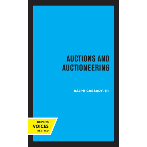 Auctions and Auctioneering - Hardcover