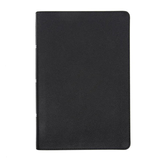 NASB Giant Print Reference Bible, Black Genuine Leather, Indexed - Leather