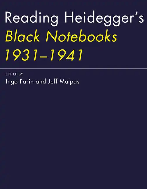 Reading Heidegger's Black Notebooks 1931-1941 - Paperback