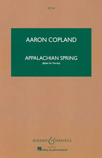 Appalachian Spring: Score - Paperback
